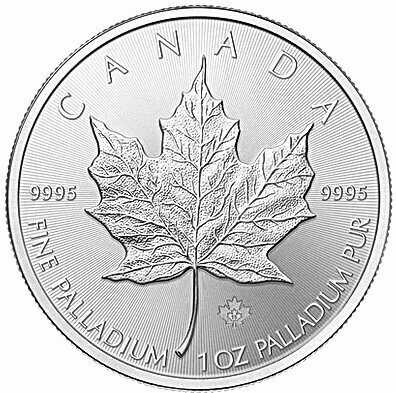 Palladium Canadian Maple 1 oz - Vaultusgold