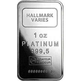 Platinum Bar 1 oz - Vaultusgold