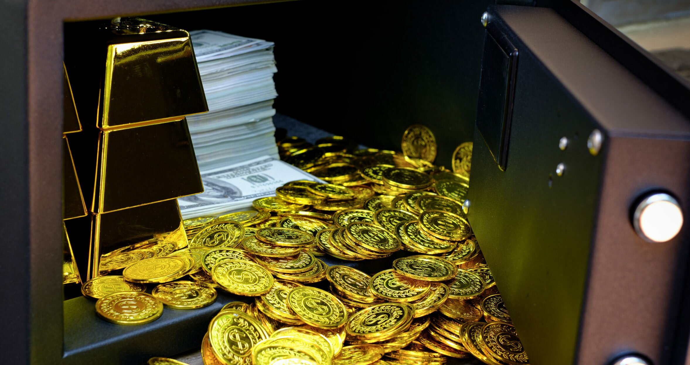 gold coins and bullion
